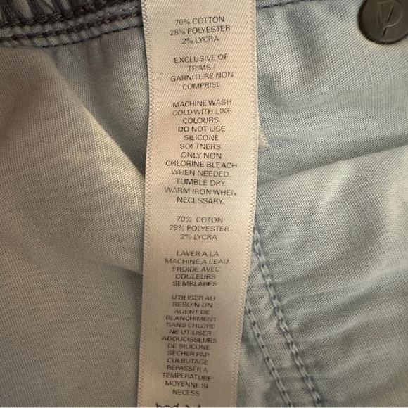 DU/ER Mens Jeans Blue 28x28 L2X Slim Taper Fit Performance Whiskered Denim - Picture 11 of 13